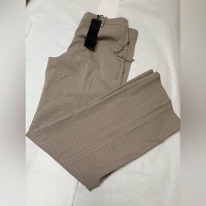 NWT; Lioness  Bessette Gingham Men's Beige Dress Pants✨